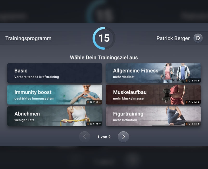 EGYM Das unerreicht einfache und wirksame Trainingssystem im Highlight